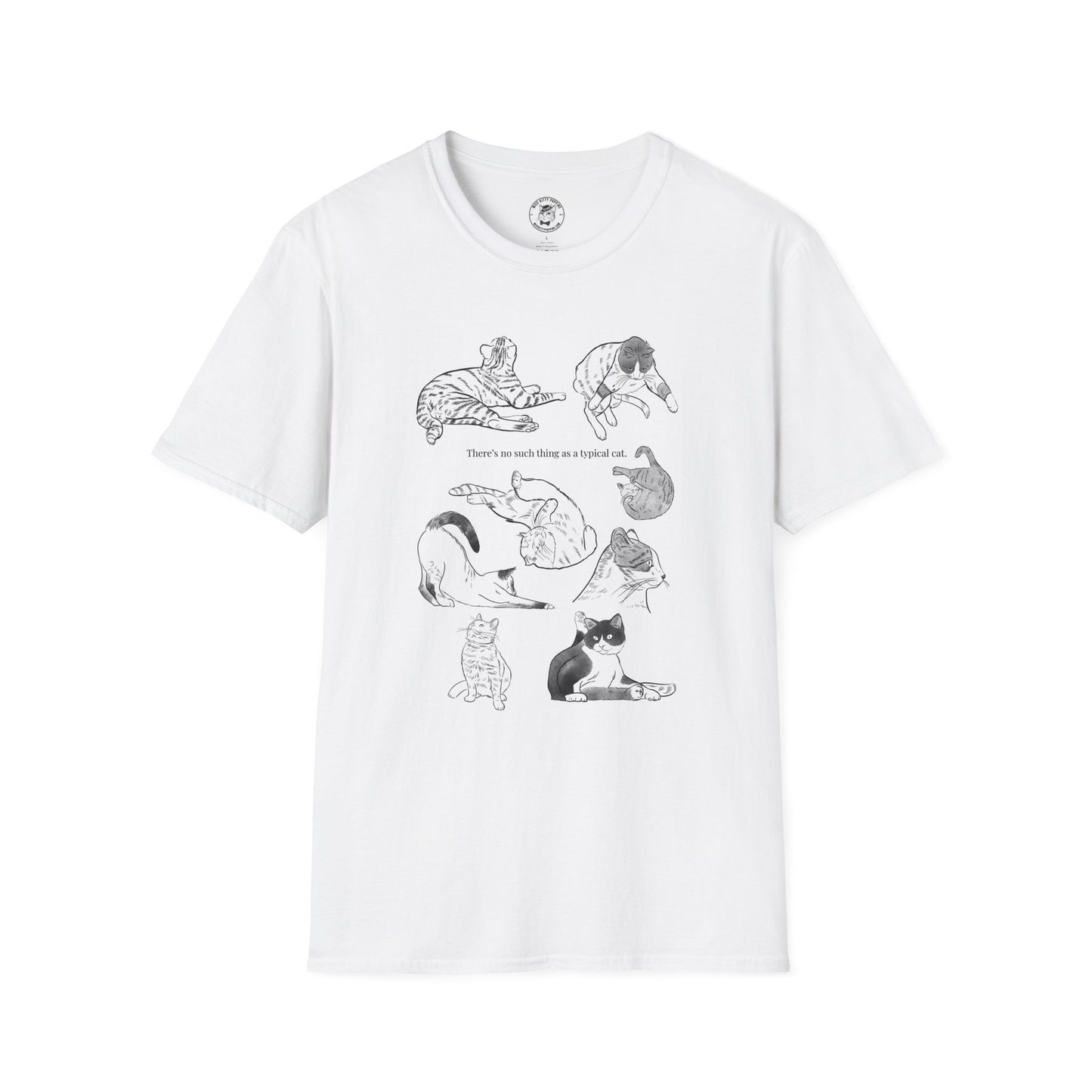 No Typical Cats by Miss Kitty Poppins | Unisex Softstyle T-Shirt