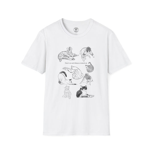 No Typical Cats by Miss Kitty Poppins | Unisex Softstyle T-Shirt