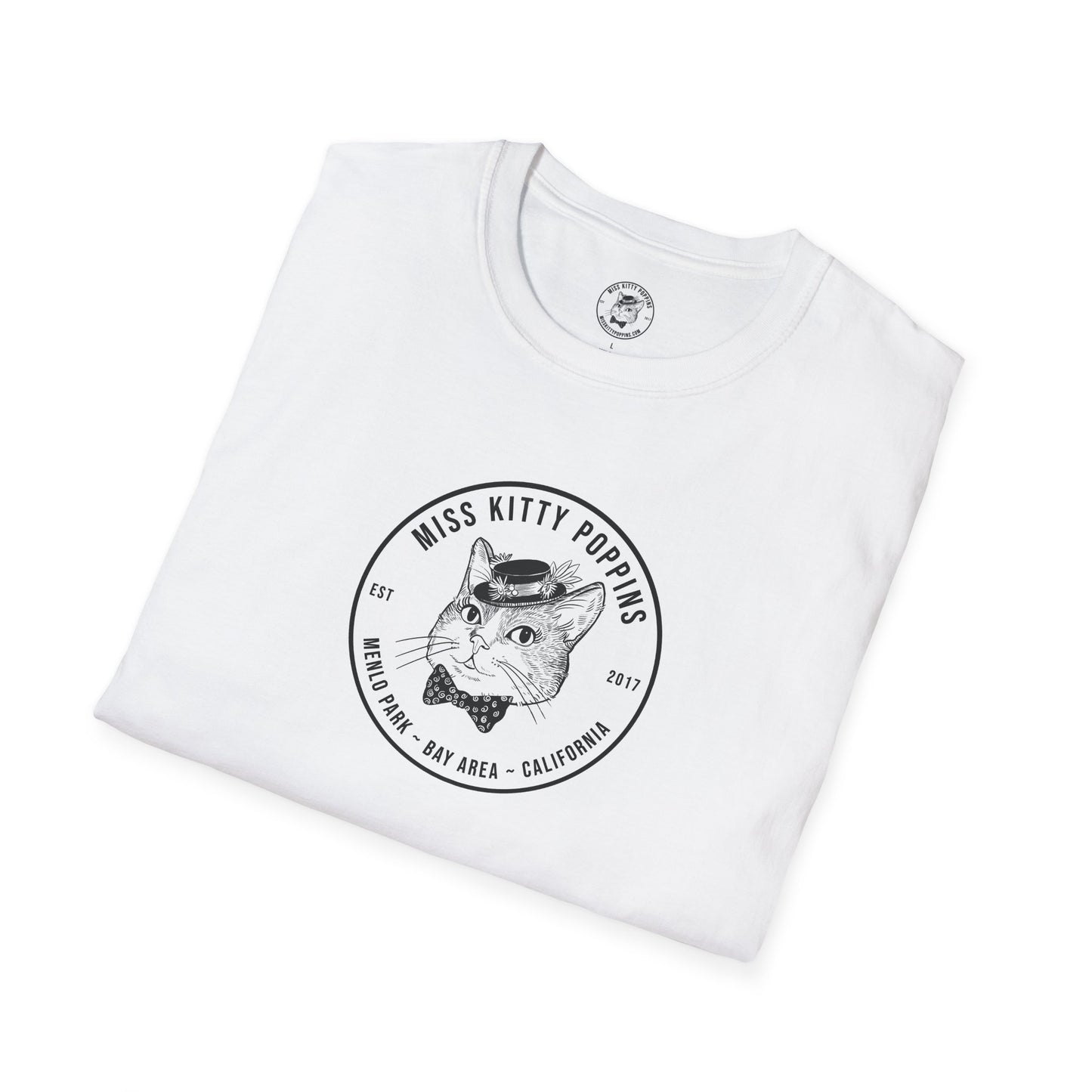 Miss Kitty Poppins Logo | Unisex Softstyle T-Shirt