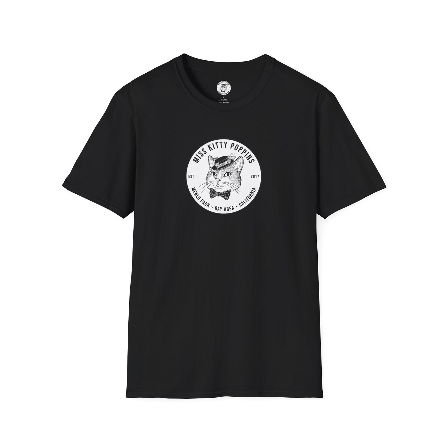 Miss Kitty Poppins Logo | Unisex Softstyle T-Shirt