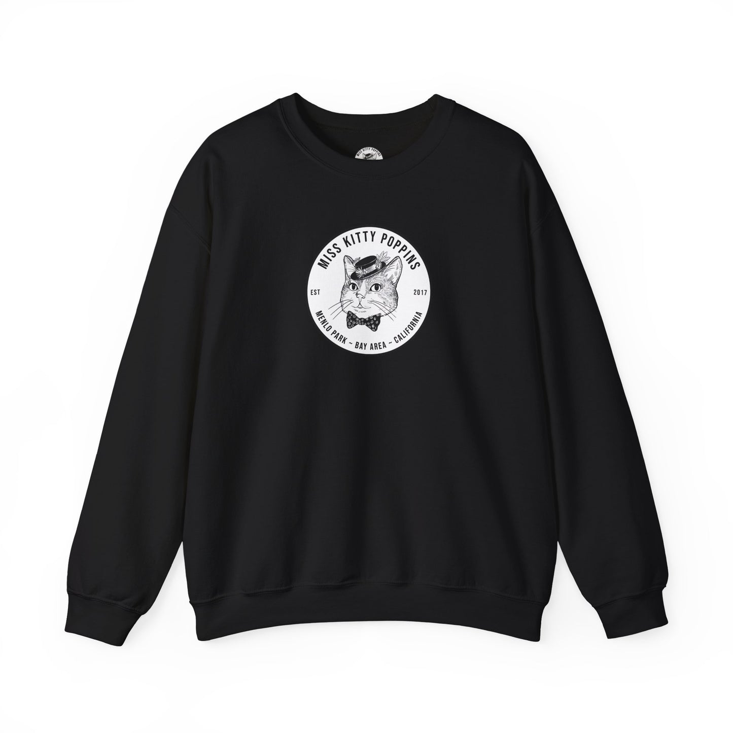 Miss Kitty Poppins Logo | Unisex Heavy Blend™ Crewneck Sweatshirt