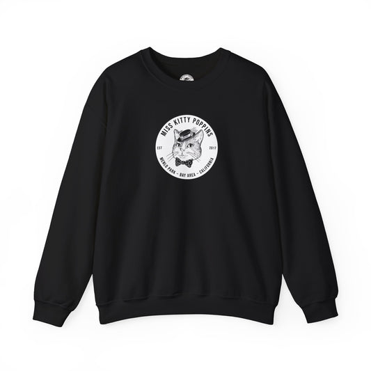 Miss Kitty Poppins Logo | Unisex Heavy Blend™ Crewneck Sweatshirt