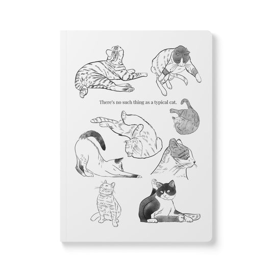 No Typical Cats by Miss Kitty Poppins | Softcover Journal