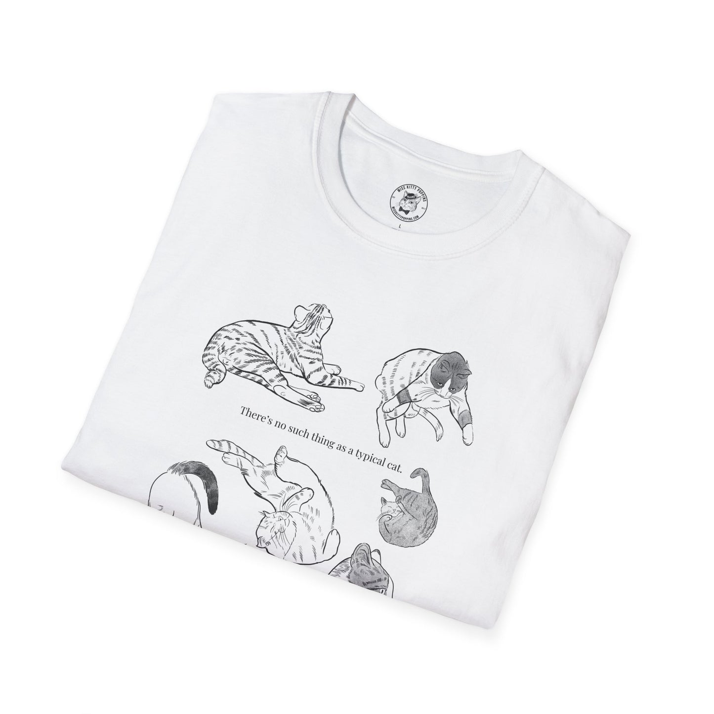 No Typical Cats by Miss Kitty Poppins | Unisex Softstyle T-Shirt