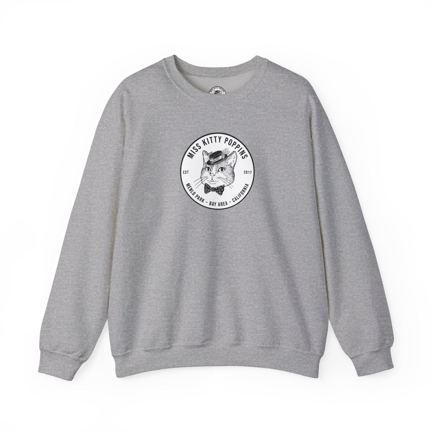 Miss Kitty Poppins Logo | Unisex Heavy Blend™ Crewneck Sweatshirt