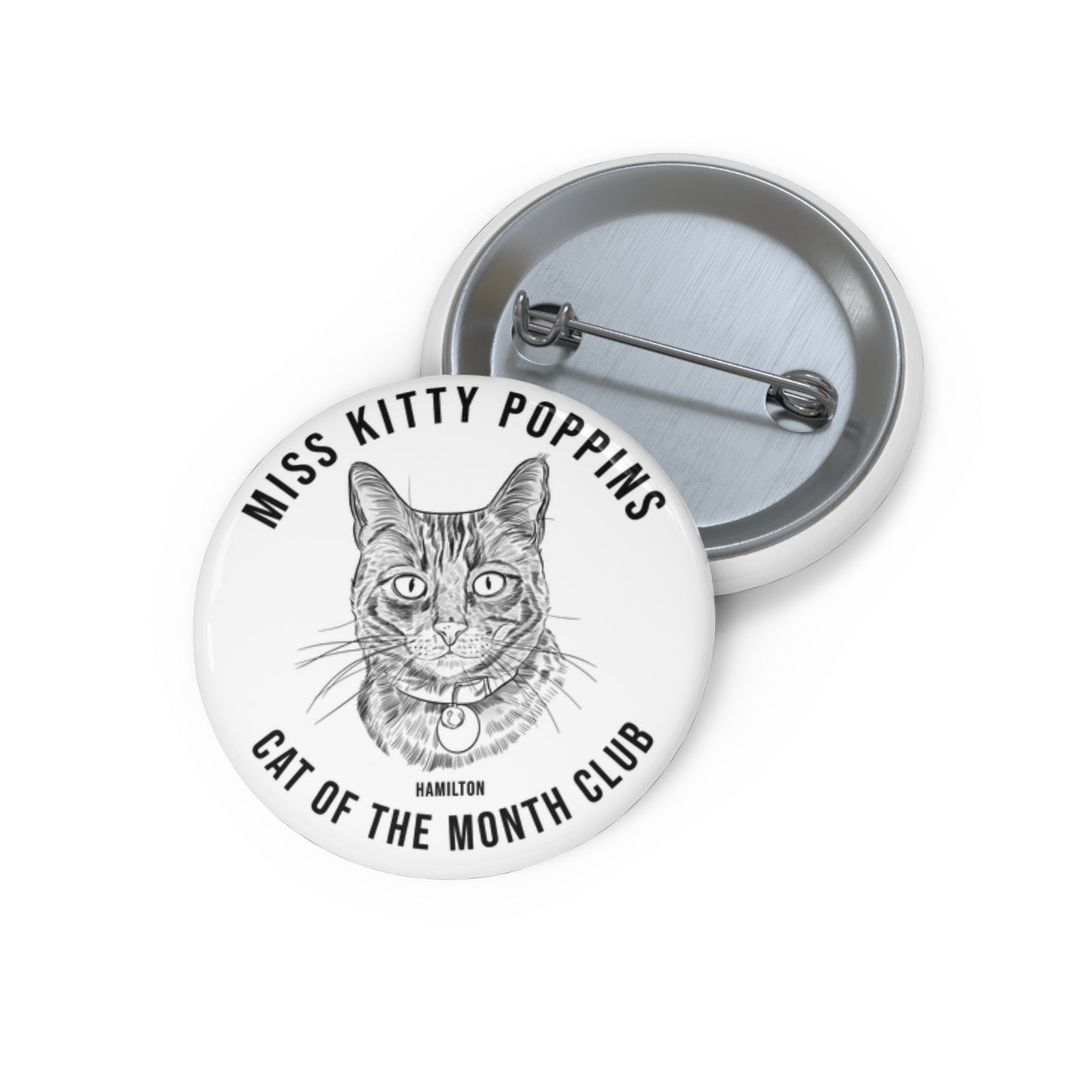 Hamilton | Cat of the Month Club™ Button (November 2025) by Miss Kitty Poppins