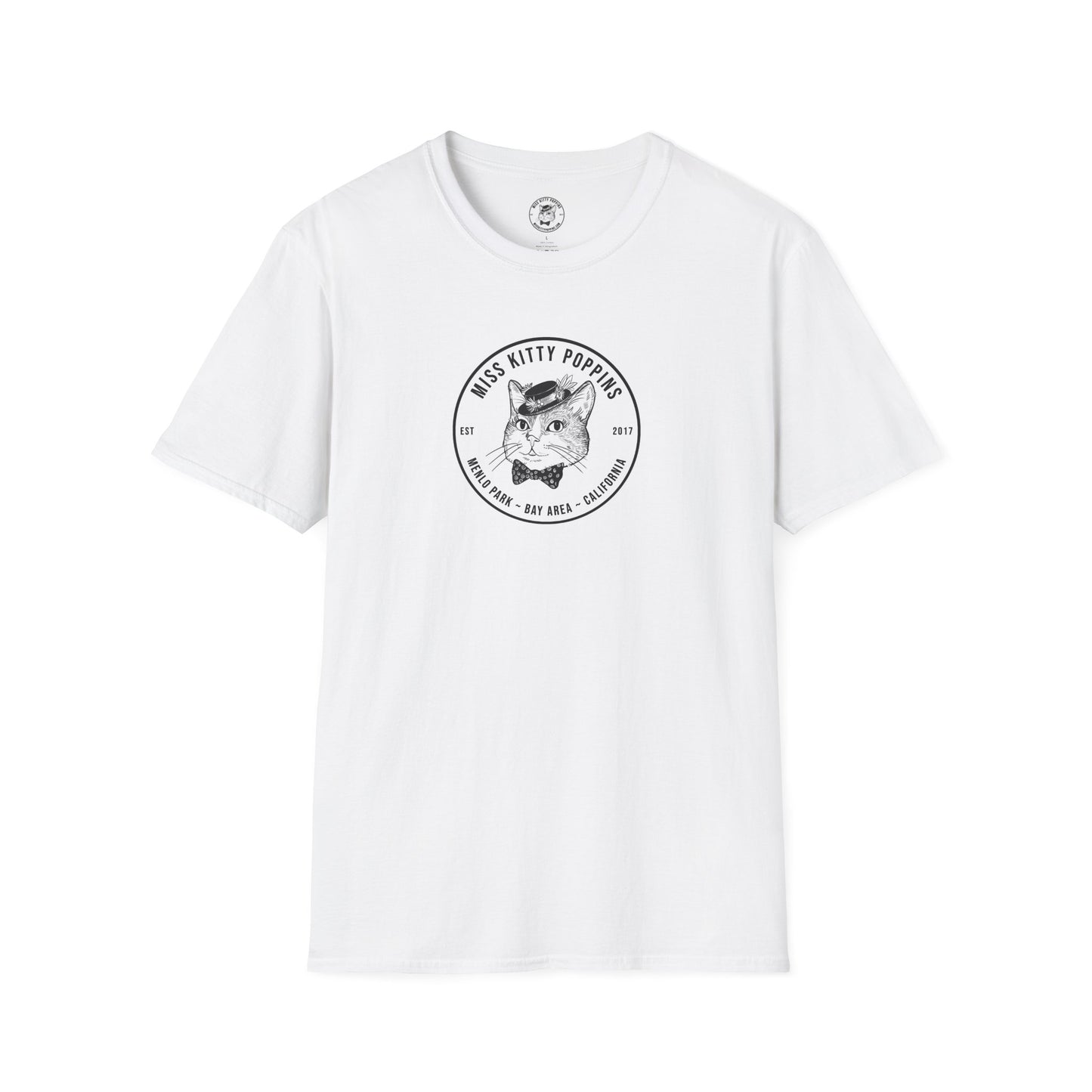 Miss Kitty Poppins Logo | Unisex Softstyle T-Shirt