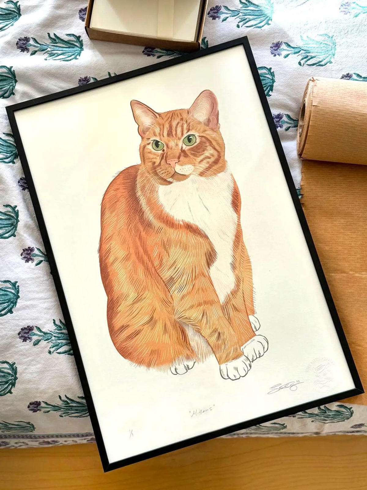 One-of-One Cat Portrait
